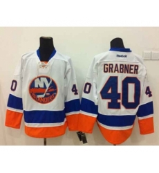 nhl jerseys new york islanders #40 grabner white