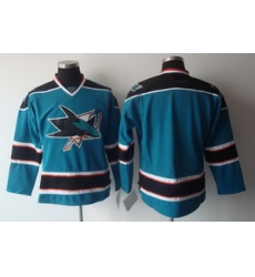 San Jose Sharks Blank Blue Hockey Jerseys