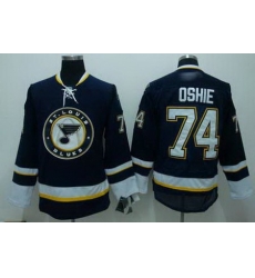 ST.LOUIS BLUES 74 OSHIE black Jerseys