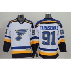 St. Louis Blues #91 Vladimir Tarasenko White Stitched NHL Jersey