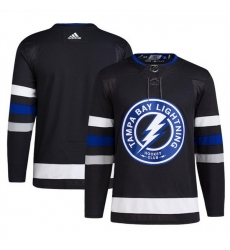 Men Tampa Bay Lightning Blank Black 2024 Stadium Series Stitched Jersey