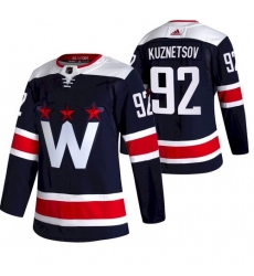 Men Washington Capitals 92 Evgeny Kuznetsov NEW Navy Blue Stitched NHL Jersey