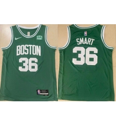 Men Boston Celtics 36 Marcus Smart Green Stitched Basketball Jersey