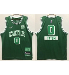 Men Nike Boston Celtics Jayson Tatum #75 Anniversary Green Stitched Jersey