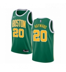 Womens Nike Boston Celtics 20 Gordon Hayward Green Swingman Jersey Earned Edition 