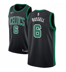 Youth Adidas Boston Celtics 6 Bill Russell Swingman Black NBA Jersey Statement Edition