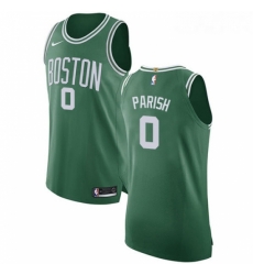 Youth Nike Boston Celtics 0 Robert Parish Authentic GreenWhite No Road NBA Jersey Icon Edition 