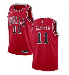 Nike Chicago Bulls 11 Demar Derozan Red NBA Swingman Icon Edition Jersey