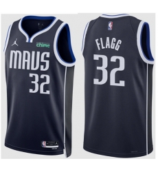 Men DALLAS MAVERICKS COOPER FLAGG #32 Navy Stitched NBA JERSEY