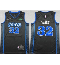 Men Dallas Mavericks 32 Cooper Flagg Black City Edition Stitched Basketball Jersey Men Dallas Mavericks 32 Cooper Flagg Black City Edition Stitched Basketball Jersey