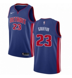 Mens Nike Detroit Pistons 23 Blake Griffin Swingman Royal Blue NBA Jersey Icon Edition 