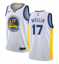 Womens Nike Golden State Warriors 17 Chris Mullin Swingman White Home NBA Jersey Association Edition