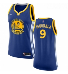 Womens Nike Golden State Warriors 9 Andre Iguodala Authentic Royal Blue Road NBA Jersey Icon Edition