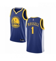 Youth Golden State Warriors 1 DAngelo Russell Swingman Royal Blue Basketball Jersey Icon Edition 