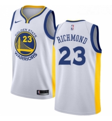 Youth Nike Golden State Warriors 23 Mitch Richmond Swingman White Home NBA Jersey Association Edition