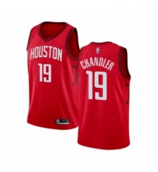 Womens Houston Rockets 19 Tyson Chandler Red Swingman Jersey Earned Edition 