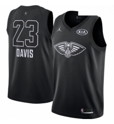 Youth Nike Jordan New Orleans Pelicans 23 Anthony Davis Swingman Black 2018 All Star Game NBA Jersey