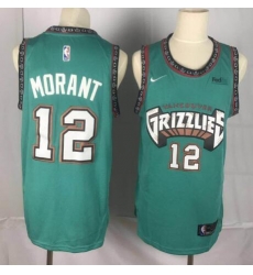 Men NBA Grizzlies  Ja Morant Grenn Jersey