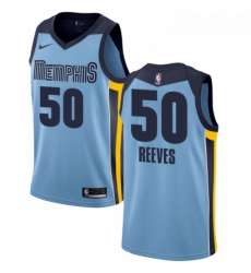 Youth Nike Memphis Grizzlies 50 Bryant Reeves Authentic Light Blue NBA Jersey Statement Edition