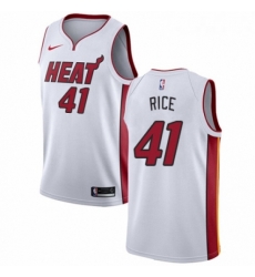 Womens Nike Miami Heat 41 Glen Rice Swingman NBA Jersey Association Edition