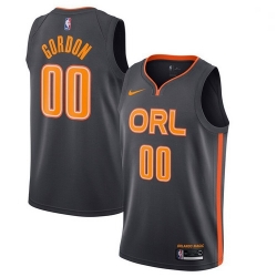 Magic 00 Aaron Gordon Black 2019 20 Nike Swingman Jersey