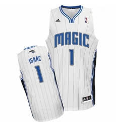 Mens Adidas Orlando Magic 1 Jonathan Isaac Swingman White Home NBA Jersey