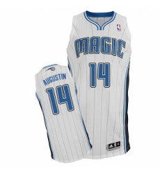 Mens Adidas Orlando Magic 14 DJ Augustin Authentic White Home NBA Jersey