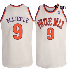 Mens Adidas Phoenix Suns 9 Dan Majerle Swingman White New Throwback NBA Jersey