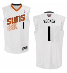 Womens Adidas Phoenix Suns 1 Devin Booker Swingman White Home NBA Jersey