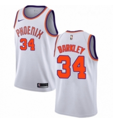 Womens Nike Phoenix Suns 34 Charles Barkley Swingman NBA Jersey Association Edition