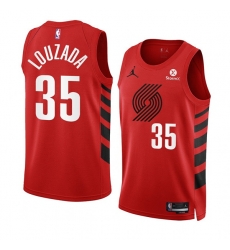 Men Portland Trail Blazers 35 Didi Louzada 2022 23 Red Statement Edition Swingman Stitched Basketball Jersey