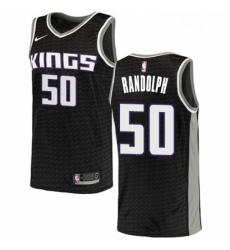 Mens Nike Sacramento Kings 50 Zach Randolph Swingman Black NBA Jersey Statement Edition 