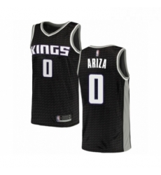 Mens Sacramento Kings 0 Trevor Ariza Authentic Black Basketball Jersey Statement Edition 