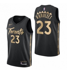 Men Toronto Raptors Fred VanVleet Black 2020 City Edition Jersey