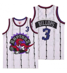 Raptors 3 Chauncey Billups White Big Logo Retro Jersey 7