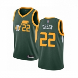 Womens Utah Jazz 22 Jeff Green Swingman Jersey Earned Edition 