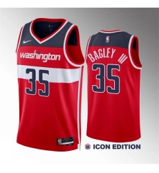 Men Washington Wizards 35 Marvin Bagley III Red Icon Edition Stitched Basketball Jersey