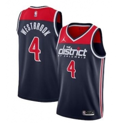 Men Washington Wizards Russell Westbrook Nike Red Jordan Brand 2020-21 Swingman Jersey