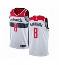 Womens Washington Wizards 8 Rui Hachimura Swingman White Basketball Jersey Association Edition 