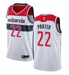 Youth Nike Washington Wizards 22 Otto Porter Swingman White Home NBA Jersey Association Edition 