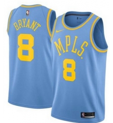 Lakers 24 Kobe Bryant Blue MPLS Nike Swingman Jersey