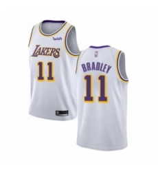 Womens Los Angeles Lakers 11 Avery Bradley Authentic White Basketball Jersey Association Edition 