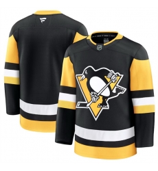 Men Pittsburgh Penguins Blank Black 2024 25 Home Stitched Hockey Jersey