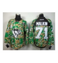 NHL Jerseys Pittsburgh Penguins #71 Malkin camo[patch A]