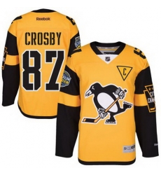 Penguins #87 Sidney Crosby Black 2017 Stadium Series Stitched NHL Jersey