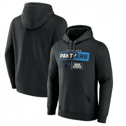 Men Carolina Panthers Black X Bud Light Pullover Hoodie