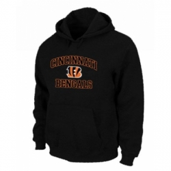 NFL Mens Nike Cincinnati Bengals Heart Soul Pullover Hoodie Black