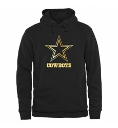 NFL Mens Dallas Cowboys Pro Line Black Gold Collection Pullover Hoodie