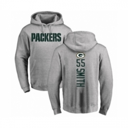 Football Green Bay Packers 55 ZaDarius Smith Ash Backer Hoodie