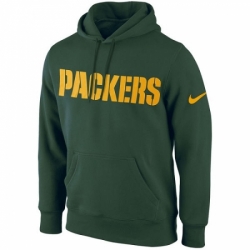 NFL Green Bay Packers Nike KO Wordmark Performance Hoodie 